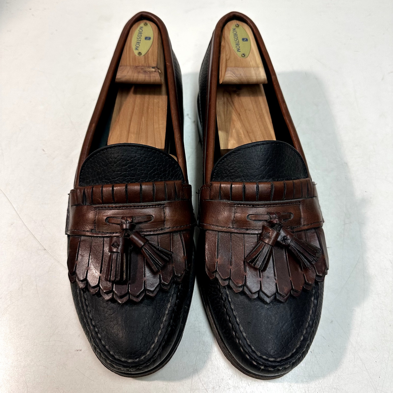 Euc Rancourt & Co X H. S. Trask Moccasin Tassel Loafer Handsewn Maine Usa 11.5 D — image 4 of 8